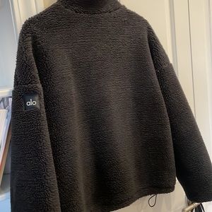 Alo -FLURRY SHERPA JACKET 
Black / S